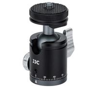 JJC Mini Ball Head Adaptor - 1/4"-20 Screw + Cold Shoe Install Support, 360° Tripod Head & Adjustable Base for Camera Tripods Monopods Webcams Light Mic, Max. Load 5 kg