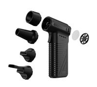 JJC Mini Electric Compressed Air Duster w/Brushless Motor & Dust Filter for Camera Lens PC Clean, 105000RPM Cordless Portable Turbo Rechargeable Dust Blower, 4 Gear Adjustable Powerful Blaster