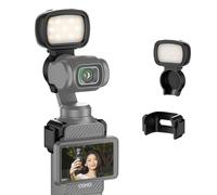 JJC Mini Osmo Pocket 3 LED Video Light,Magnetic Selfie Light for DJI Osmo Pocket 3 Creator Combo,Rechargeable Pocket3 Fill Lighting with 3 Color Modes & Brightness Levels for Vlogging Video Recording