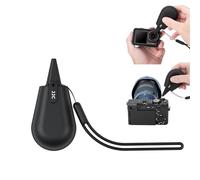 JJC Mini Soft Silicone Air Blower Duster with Lanyard String, Black