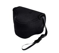 JJC Mirrorless Camera Case Sleeve for Olympus OM-D E-M10II E-PL8 with Lens | Neoprene Protective Pouch Bag for X100V X-E4 X-T30 X-A5 w XC 15-45mm Lens, Internal Size 127x85x84mm