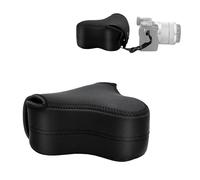 JJC Mirrorless Camera Protective Case for Canon EOS M6 II with 15-45mm Lens | Ultra-Light Soft Neoprene Pouch Bag for Sony A6600 A6400 A6300 A6100 A6000 +18-55mm Lens Kit, Internal Size 125x73x130 mm