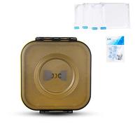 JJC Moistureproof Lens Filter Case, Lens Filter Protection Storage Box for 82mm 86mm 95mm 105mm Thread Filters, DSLR Lens Filter Carry Case with Desiccants Silica Gel