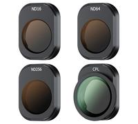 JJC ND CPL Filter Kit Compatible with DJI Mini 4 Pro, 4 Pack ND16 ND64 ND256 Neutral Density Fixed Filters CPL Polarizer, Multi Coated Ultra Light Portable ND Filter Mini 4 Pro Drone Accessories
