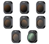 JJC ND CPL Filter Kit for DJI Mini 4 Pro, 8 Pack ND8 ND16 ND32 ND64 NND128 D256 ND512 Neutral Density Fixed Filters CPL Polarizer, Multi Coated Portable ND Filter Mini 4 Pro Drone Accessories