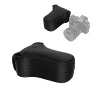 JJC Neoprene Camera Case Pouch Bag for Canon EOS M50II M5 w EFM 55-200mm EFM 18-150mm for Fuji X-T30 X-T20 X-E4 w XF 55-200mm XC 50-230mm for Olym. E-M10II E-M5II w 40-150mm 12-40mm Lens and More