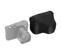 JJC Neoprene Camera Case Pouch Compatible with Leica Q3 Q2 Q, EOS R7 R10 with RF-S 18-45mm f/4.5-6.3 is STM or RF-S 10-18mm F4.5-6.3 is STM Lens fits Compact Camera up to 130 x 75 x 100mm (Black)
