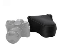 JJC OC-F2BK Neoprene Camera Case Pouch for Fujifilm X-M5 & X-T50 with XC15-45mmF3.5-5.6 OIS PZ Lens and Other Camera with Lens Up to 127 x 85 x 130mm (5.0 x 3.3 x 5.1”) - Black