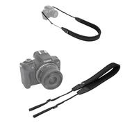 JJC Neoprene Neck Strap for Canon R50 R50V R100 M50II Mirrorless Cameras with Compact Strap Slot Lug Width Larger than 7.9mm (Neoprene Length 124cm, Width 3cm) (Black)