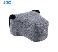 JJC OC-F2BG Ultra-light Neoprene Dark Grey Camera Case Bag for Fujifilm X-T10, X-T20, X-A1, X-A2, X-A3, X-M1 + 16-50mm Lens/Olympus E-M10II, E-M5II + 14-42mm II Lens, Olympus E-PL8 + 12-50mm Lens