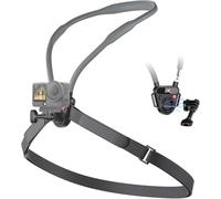 JJC Osmo Action 6 5 Pro 4 3 Magnetic Neck Mount with Chest Strap,Quick Release Chest Mount for Hero 13 12 11 10 & Insta 360 Ace Pro/Pro 2,Magnetic POV Sports Action Camera Holder Adapter for Vlogging