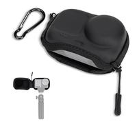 JJC Osmo Action 6 Carrying Case, Mini Bag for DJI Osmo Action 6 Accessories | Hard Shell Compact Storage Bag for DJI Osmo Action 6 5 Pro 4 3 with Carabiner, Semi Open Travel Pouch for Tripod Selfie Stick