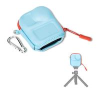 JJC Osmo Nano Carrying Case, Mini Carry Bag for DJI Osmo Nano Accessories | Blue Osmonano Protective Case, Hard Shell Compact Bag with Carabiner, Storage Pouch for Tripod Selfie Stick (Semi Open)