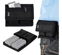JJC Polyester Camera Battery Pouch for LP-E6 LP-E12 LP-E17 EN-EL15 AA AAA