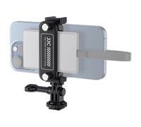 JJC Portable SSD Holder Smartphone Clamp for iPhone 16 15 Pro & Pro Max Galaxy PIXEL MATE 55-90mm Wide, Compatible with Samsung T5, T7, T7 Shield SSD, San Disk E30, Extreme Pro/V2 SSD