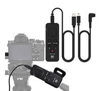 JJC Remote Commander with Multi Terminal for Sony RX10V A1 II a7R V, a7 IV, A6600 A6400 a7S III ZV-1 a9 III A99 A7 A7R A7S RX100 VII, FDR- AX53 CX405 CX900 - Replaces Sony RM-VPR1 Remote Control