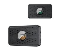 JJC Reusable Desiccant Canister w 70g Silica Gel, 2 Pack Portable Moisture Absorber Dehumidifier Dryer w USB-C Port for Easy Reactivation (Orange to Green) Fits Camera Electronics Toolboxes Closet Dry