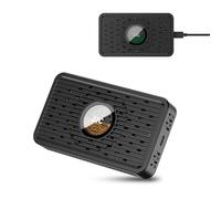 JJC Reusable Desiccant Silica Gel Canister, Portable Moisture Absorber Dehumidifier with Type-C Port for Easy Regeneration (Orange to Green) Fits Camera Lens Electronics Toolboxes Closet