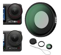 JJC Screw On Osmo Action 5 Pro 4 UV Filter with Silicone Lens Cap Set