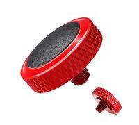 JJC Shutter Release Button for Fujifilm X100V X100VI X100F X-PRO2 X-E3 X-T4 | Solid Copper with Soft Silicone, Comes with 2 rubber rings for Fuji Camera, Variety of Styles
