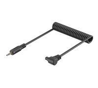 JJC Shutter Release Connecting Cable Compatible with Canon R1 R3 R5II R5 | R5C, 1DIV, 5D, 6D, 6DII, 7DII, 5DS, 5DSR, 3-Pin Connector, Durable Build