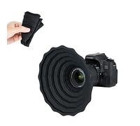 JJC Silicone Lens Hood, Universal Foldable Anti-Reflection Lens Hood Protector for Canon Nikon Sony Fuji DSLR Camera Lens Body Diameter between 73mm~88mm, Glass Window Photography Accessory