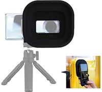 JJC Silicone Mobile Phone Camera Lens Hood Anti Reflection for Huawei, Iphone Mainstream Smart Phones, Tripod Stand Mountable Glass Window Photography Accessory - Mode B