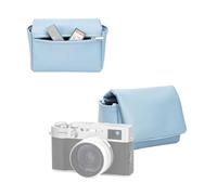JJC Soft Microfiber Leather Compact Camera Case w/Magnetic Closure,Blue, M