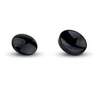 JJC Soft Release Button 2-Pack, Convex and Concave Surface, Black