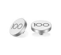JJC Soft Release Button Compatible with Leica Q3 43, Q3, Q2, D-Lux8 Silver | Anniversary Edition Flat Threaded Design Engraved Detail Precision Brass Collector Piece