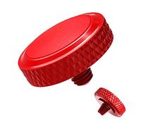 JJC Soft Release Button for Fujifilm X100V X100VI X100F X-PRO2 X-E3 X-T4 | Solid Copper with Silicone, Comes with 2 rubber rings for Fuji Camera, Variety of Styles
