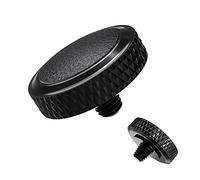 JJC Soft Shutter Release Button for Fuji X100V X100VI X100F X-T5 X-T4 X-T3 | Solid Copper with Silicone, Comes with 2 rubber rings for Fuji Camera, Variety of Styles