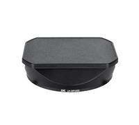 JJC Square Metal Lens Hood with Cap for fujifilm XF 16-55mm f/2.8 R LM WR Lens on X-T50 X-S20 X-T5 X-H2 X-A10 X-E4 DSLR Camera