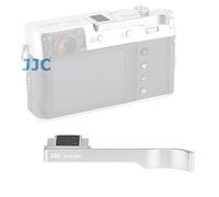 JJC TA-X100V Silver Thumbs Up Grip for Fuji X100V Camera, Hot Shoe Thumb Grip Comaptible with Fujifilm X100V X100F X-E3, Made of Premium Anodized Aluminium Alloy, Weight 6G, Size 66.128.39mm