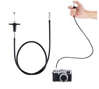 Jjc TCR-70BK Black 70cm Threaded Cable Release, Mechanical Shutter Release Cable, Bulb-Lock Design for Long Exposures