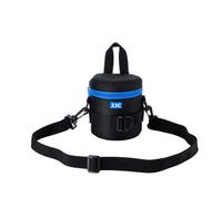JJC Thick Camera Lens Pouch Case for Canon RF-S 18-150mm f/3.5-6.3 IS STM EF 50mm f/1.8 EF-S 18-55mm II Nikon AF 50mm f1.8D AF-S 50mm f1.8G 18-55