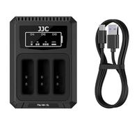 JJC Triple Battery Chargers with Type-C Port for Canon NB-13L Battery, USB Camera Battery Charger Replace for Canon CB-2LH Battery Charger