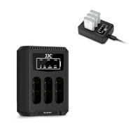 JJC USB-C Triple Battery Charger Compatible with Sony ZV-1, ZV-1F