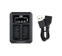 JJC USB Dual Battery Charger adapter for Panasonic DMW-BLC12 / Sigma BP-51 / Leica BP-DC12 Digital Camera Battery