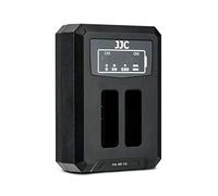 JJC USB Dual Battery Charger for Canon PowerShot G1X Mark III, G5X, G7X, G7 X Mark II, G9X, G9X Mark II, SX740 HS, SX730 HS, SX720 HS, SX620 HS Cameras Replaces Canon NB-13L