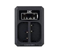 JJC USB Dual Battery Charger for Panasonic GH5s GH5 GH4 GH3, Sigma sd Quattro, sd Quattro H Cameras Replaces Panasonic DMW-BLF19 Sigma BP-61