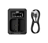 JJC USB Dual Battery Charger for Panasonic Lumix DC-L10, S5 GH6 GH5s GH5 GH4 GH3, Sigma sd Quattro, sd Quattro H Cameras Replaces Panasonic DMW-BLF19 Sigma BP-61
