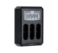 JJC USB Triple Battery Charger Compatible with Sony ZV-1, RX100 VII, ZV-1F