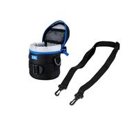 JJC Water Resistant Deluxe Lens Pouch with Shoulder Strap fits Lens Diameter and Height Below 75 x 100mm/ 3.0 x 3.9