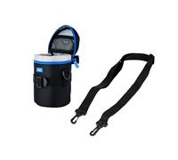 JJC Water Resistant Deluxe Lens Pouch with Shoulder Strap fits Lens Diameter and Height Below 80 x 135mm (3.1 x 5.3”)