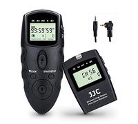 JJC Wireless Remote Control Wired Shutter Release Cord Intervalometer Timer for Canon EOS R6 V R50V R7 R6 R RP M6 M6 Mark II M5 EOS 200D II 2000D 250D 90D 80D 850D 800D 760D 750D PowerShot G5 X G3 X