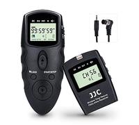 JJC Wireless Remote Shutter Release Control Set Time Lapse Intervalometer Timer for Nikon Z9 D850 D810 D800 D700 D500 D300s D300 D200 D100 D5 D4s D3s D2h D1h F100 F90 F6 F5