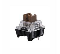 JJCFGRDM Dustproof silent brown switch V2 silent tactile Pre Lubed RGB Compatible MX style mechanical keyboard POM switches 3pin (Color : 100Pcs)