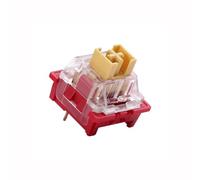 JJCFGRDM Dustproof switches Honey Peach silent Lime Crystal Linear Yellow Silver Red Panda tactile mechanical keyboard switch 3pin (Size : 30PCS, Color : Red Panda Tactile)