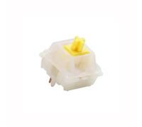 JJCFGRDM Milky pro switches milky yellow pro red Linear Lubed Switch SMD RGB mx stem switch for mechanical keyboard 5pin (Size : 110PCS, Color : Milky yellow pro)
